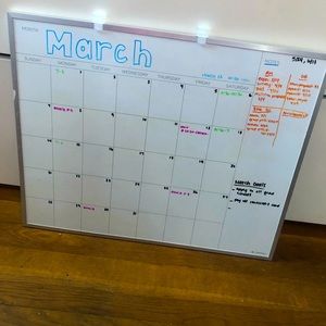 WHITEBOARD CALENDAR